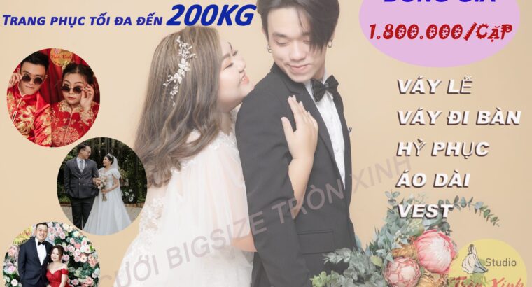 Áo dài cưới bigsize Tròn Xinh 28.4