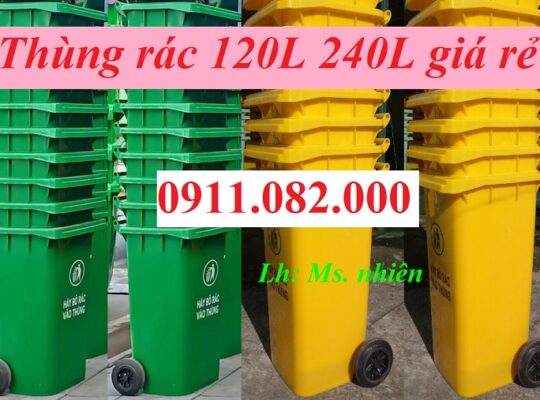 Sỉ lẻ thùng rác hình thú, thùng rác 120L 240L 660L giá rẻ – thùng rá