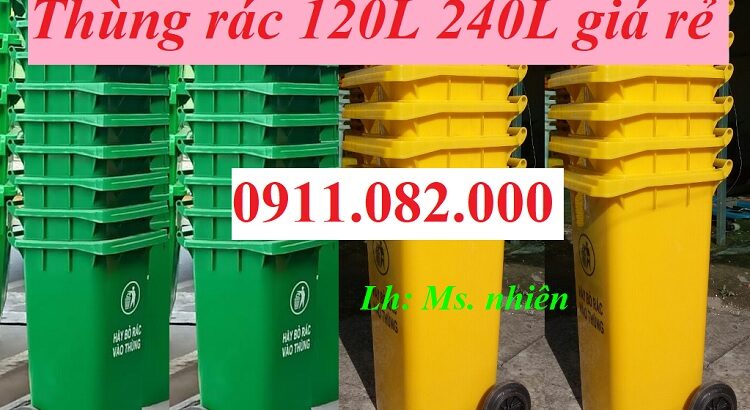 Sỉ lẻ thùng rác hình thú, thùng rác 120L 240L 660L giá rẻ – thùng rá