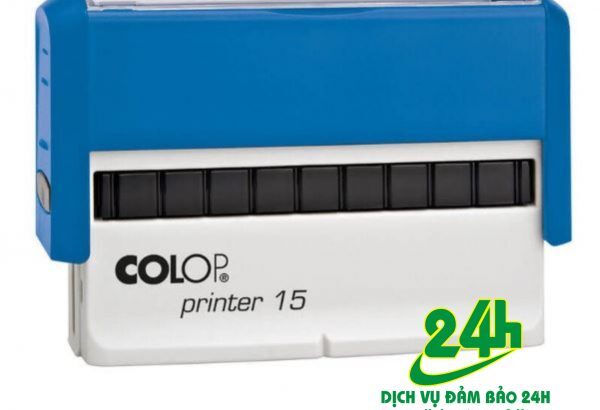 Hộp dấu Colop Printer 15 thường dùng cho dấu mã số thuế, dấu tên cơ sở