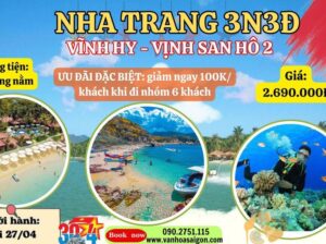 Tour Nha Trang 3N3DD lễ 30/4 giá rẻ