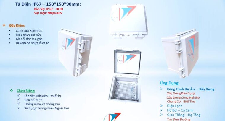 Tủ điện trường thịnh – boxco, 150x150x90, nhựa abs, chống thấm nước i