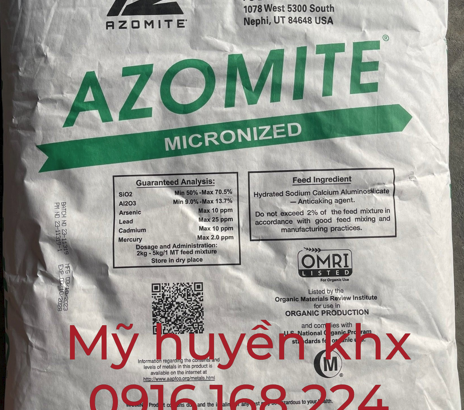 AZOMITE – Giúp tôm nhanh cứng vỏ, phát triển toàn diện