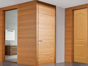 cửa gỗ HDF bình tân cho phòng ngủ