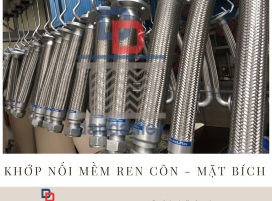 Khớp nối nhanh inox 316, ống mềm inox rắc co ren, khớp nối mềm nối ren