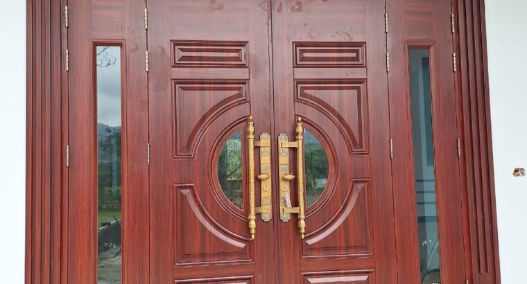 Báo giá cửa thép vân gỗ tại Cam Ranh Khánh Hòa