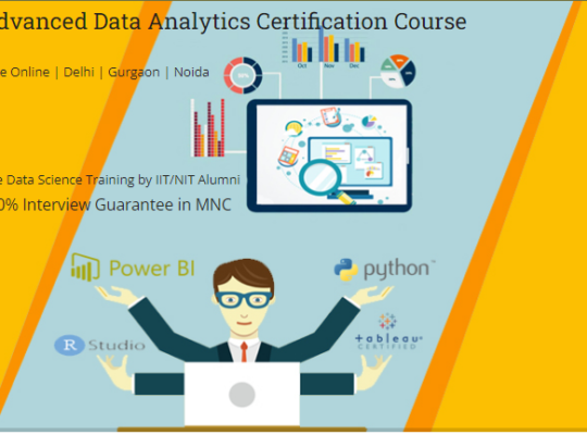 Data Analytics Course in Delhi, 110088. Best Online Data Analyst