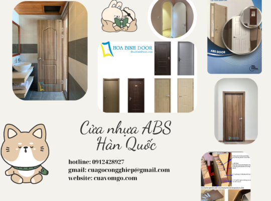 Giá cửa nhựa ABS Hàn Quốc tại Thuận An- Cửa giá rẻ chính hãng