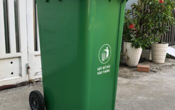 Thùng rác nhựa 240l HDPE công cộng, thùng rác ngoài trời