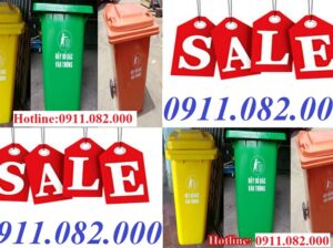 Chuyên sỉ thùng rác giá rẻ tại kiên giang- thùng rác 120l 240l- lh 091