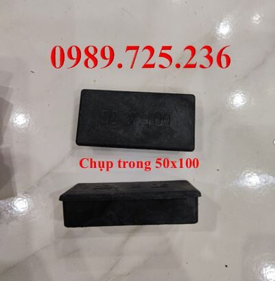 Bịt đầu sắt hộp 50x100mm. nắp chụp hộp 50x100mm.