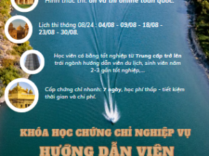 Thi chứng chỉ nghiệp vụ hướng dẫn viên