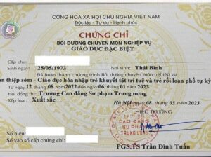 KHAI GIẢNG LỚP GIÁO DỤC ĐẶC BIỆT