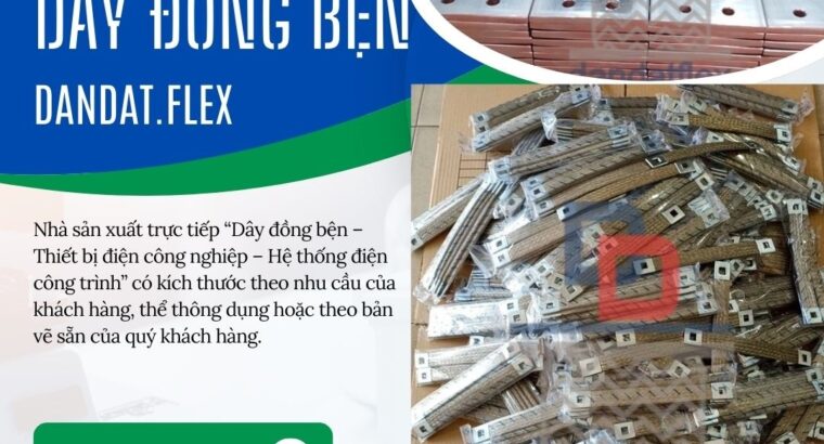 Dây đồng bện mạ thiếc, Thanh nối đồng mềm, Sợi đồng bện tiếp địa