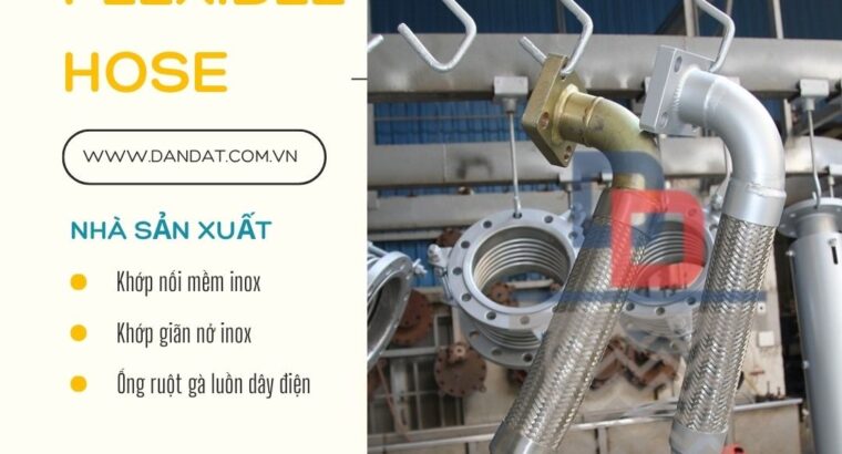 Khớp giãn nở inox, khớp nối chống rung, khớp nối mềm nối bích