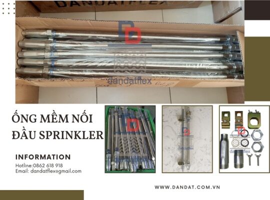 Ống mềm cấp nước đầu phun chữa cháy, ống mềm Sprinkler, ống nối mềm