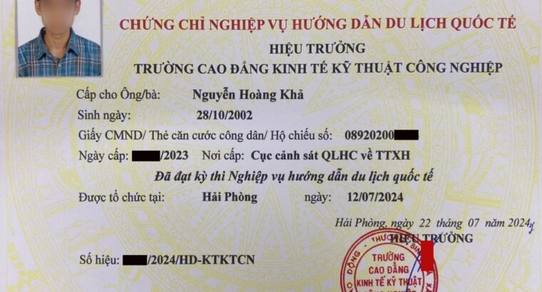 Lớp ôn thi chứng chỉ Hướng dẫn viên Du lịch