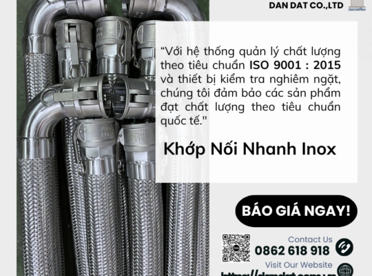 Khớp Nối Nhanh Inox – Khớp Nối Nhanh Inox Kiểu D – Khớp Nối Nhanh