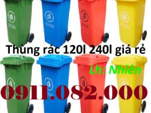 Tư vấn thùng rác nhựa, mua bán thùng rác nhựa giá rẻ- thùng rác 120l