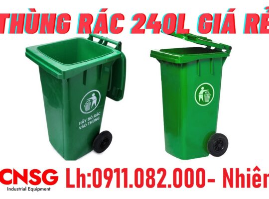 Địa chỉ mua thùng rác 120L 240L 660L uy tín giá rẻ tại vĩnh long- lh