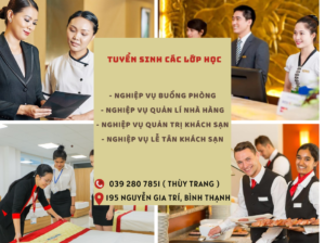 Tuyển sinh lớp Chứng chỉ Nhà hàng khách sạn