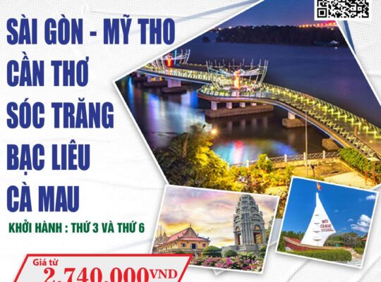 Hành Trình 3N2D Du Ngoạn Miền Sông Nước Các Tỉnh Miền Tây