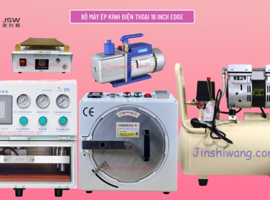 Trọn bộ máy ép kính điện thoại màn cong 12.9 inch Jin Shiwang JSW-13F