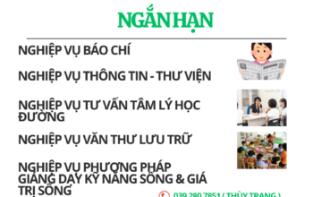 Tuyển sinh các khóa học ngắn hạn cấp chứng chỉ