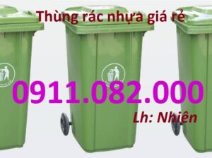 Nơi bán thùng rác nhựa màu xanh giá rẻ tại tiền giang- sỉ lẻ thùng rá