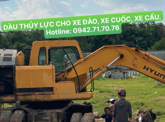 Nhớt 10, Dầu thủy lực AW68 cho Xe Cuốc, Xe Đào, Xe Nâng, Xe Công Trình