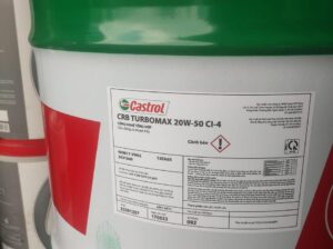 Nhớt Castrol CRB Turbomax 20W-50 CI-4 chính hãng, Giá Tốt tại TPHCM.